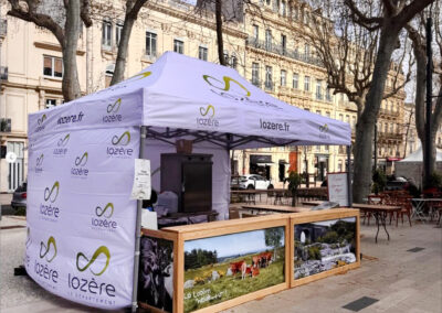 Tentes pliantes Département de la Lozère
