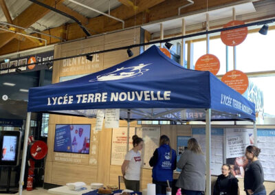 Tentes pliantes Lycée Terre Nouvelle – Lozère